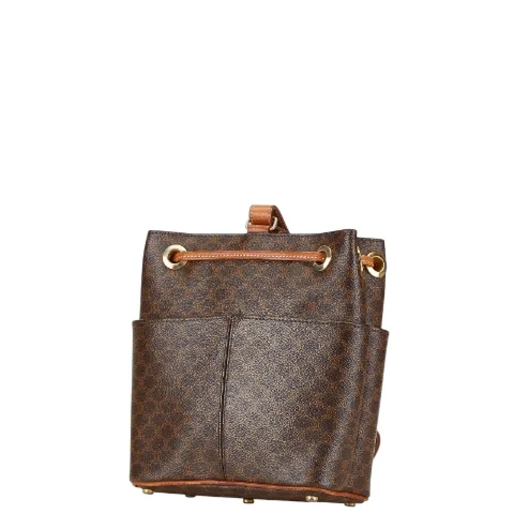 Celine Vintage Pre-owned Canvas celine-bags Brown Dames