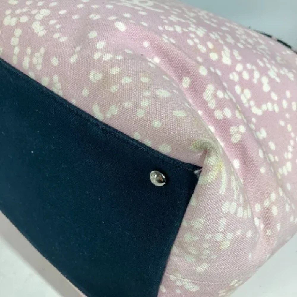 Chanel Vintage Pre-owned Cotton chanel-bags Pink Dames