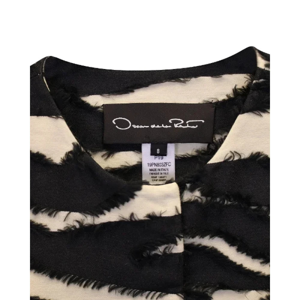 Oscar De La Renta Pre-owned Silk outerwear Multicolor Dames