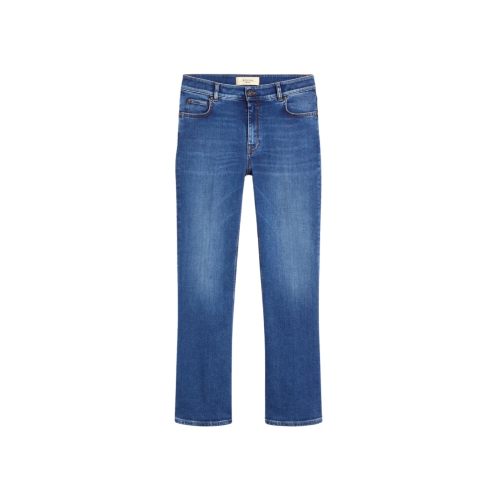 Weekend Max Mara Kvinno Blå Jeans Dam, Xs, Bomull, Wkdrapallo Jeans
