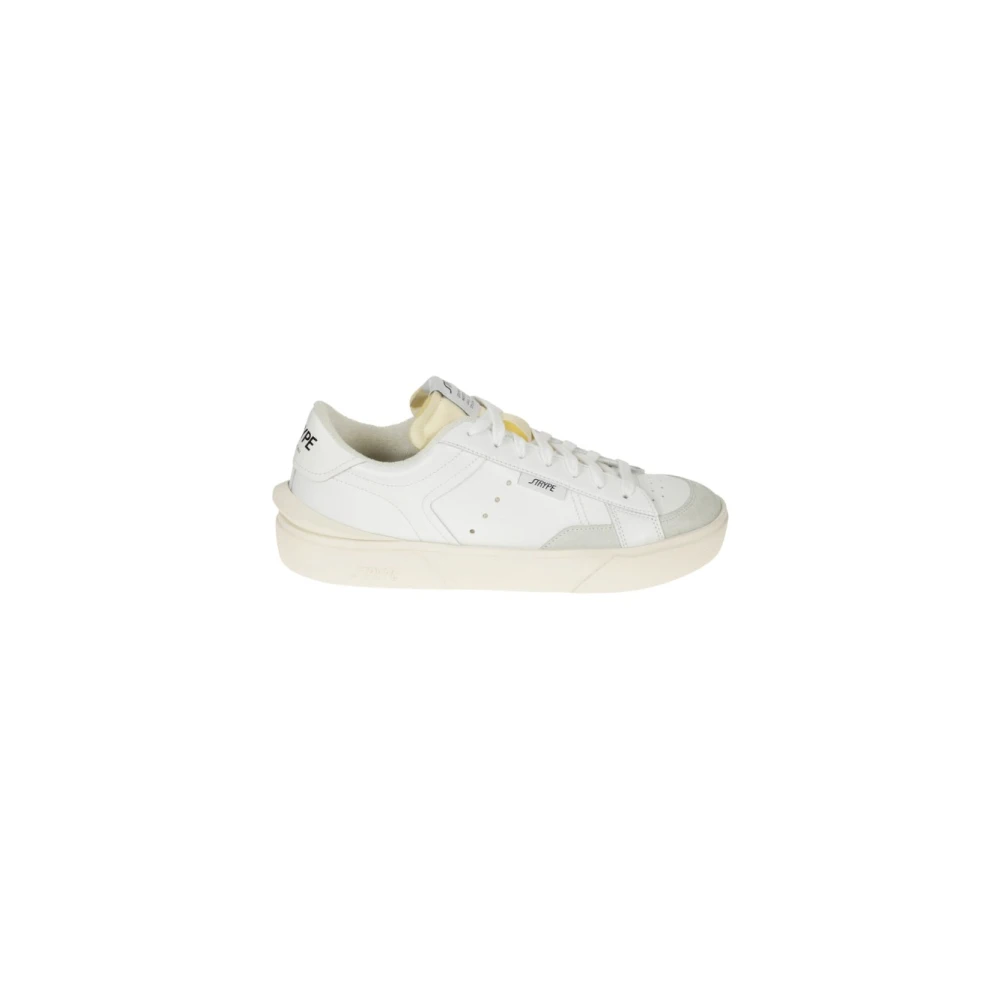 Strype Lage Sneakers Dames Schoenen Wit