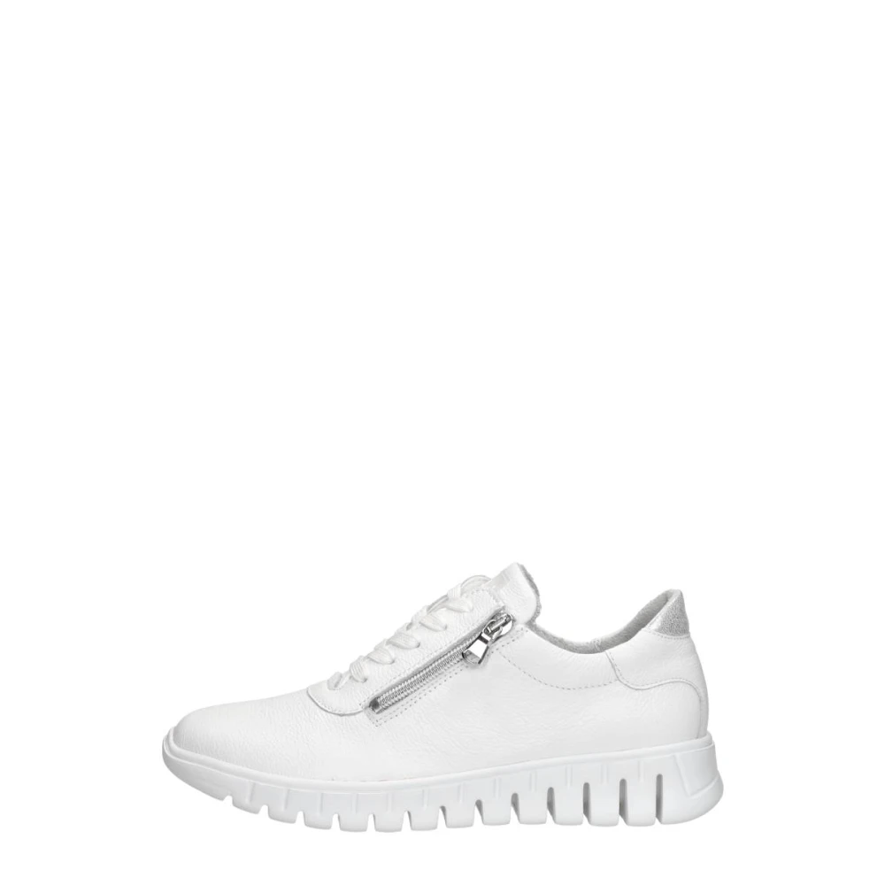 Waldläufer H-Birdy Veterschoenen Laag Dames Schoenen Wit