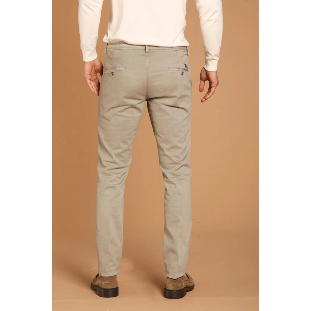 Mason's Slim Fit Winter Chino Broek Green Heren