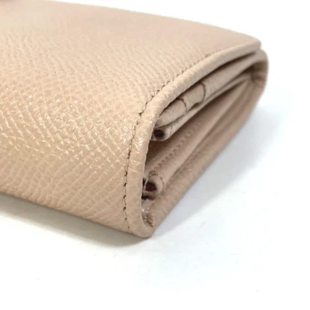 Bvlgari Vintage Pre-owned Leather wallets Pink Dames