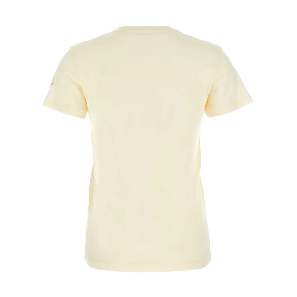 Moncler Natuurlijke T-shirts en Polos Beige Dames