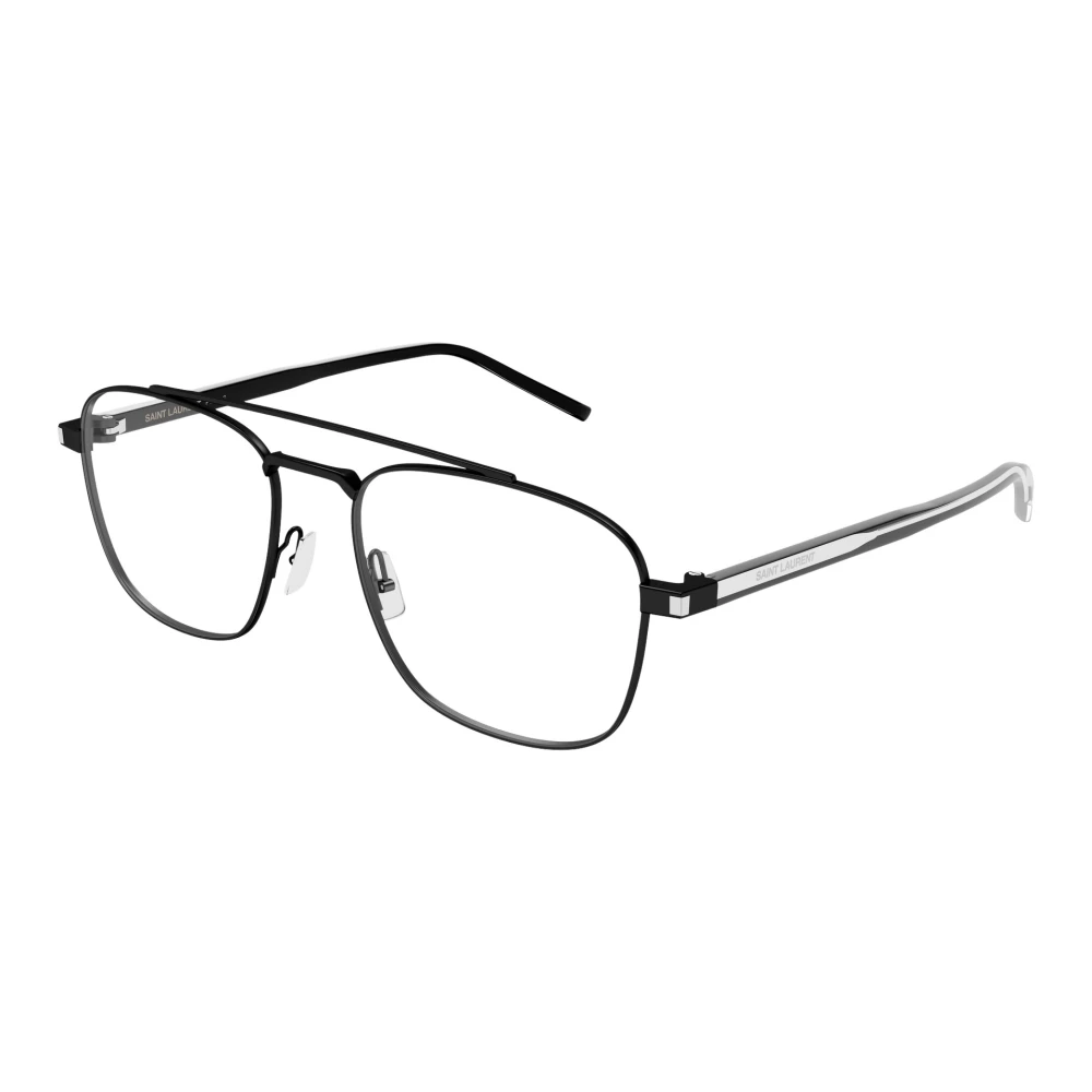 Saint Laurent Unisex Black Sl 665 Optical Frame - Glasses - 56 Mm - Accessories