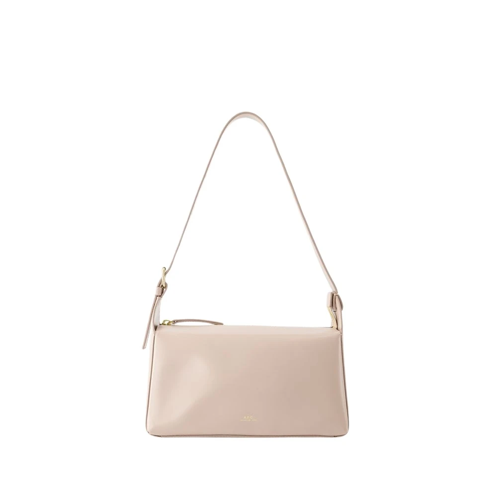 A.p.c. Moon Grey Leren Baguette Gray Dames