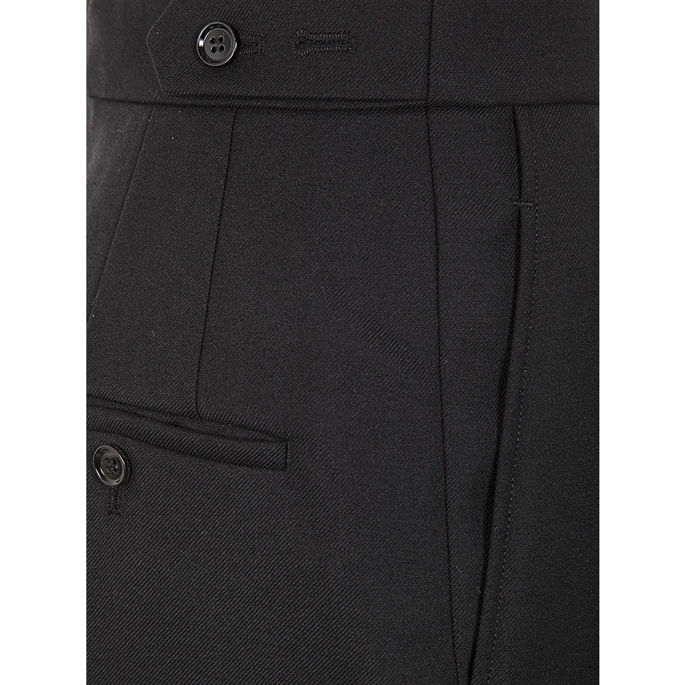 Ami Paris High Waist Loose Broek Black Dames