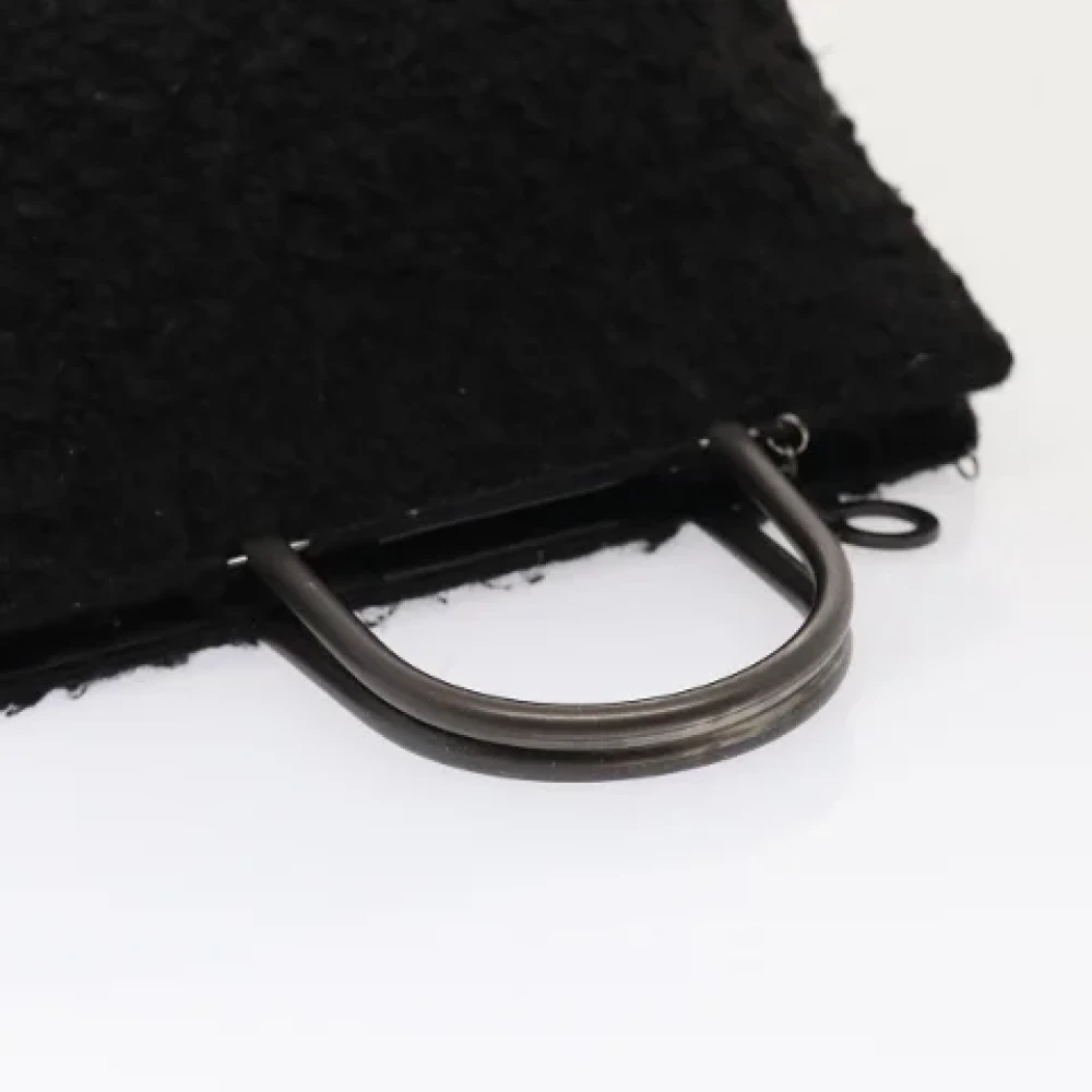 Salvatore Ferragamo Pre-owned Canvas handbags Black Dames