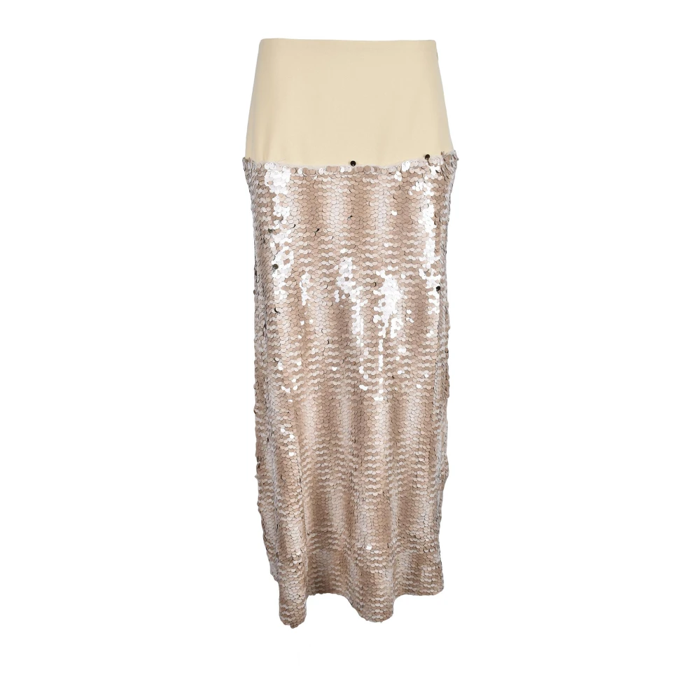 Erika Cavallini Beige Rok voor Vrouwen Beige Dames