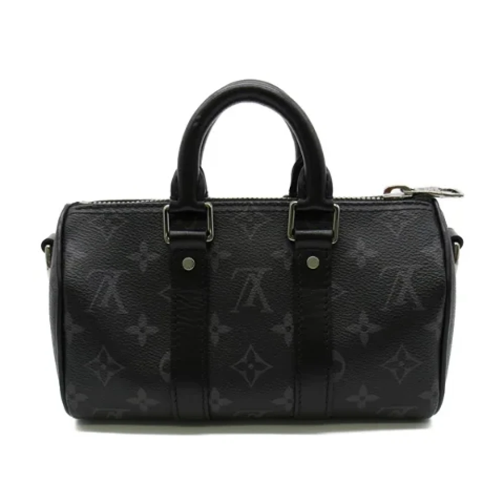 Louis Vuitton Vintage Pre-owned Canvas handbags Black Dames
