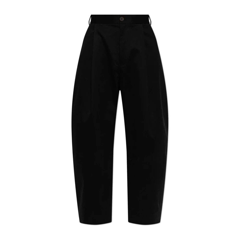 Studio Nicholson Uomo Nero - Sorte Pantaloni - Trousers - L