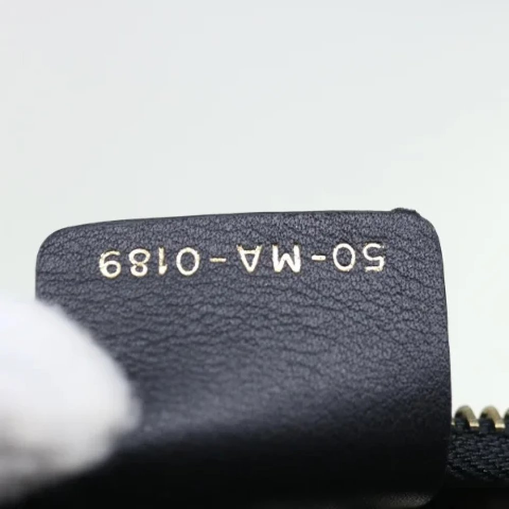 Dior Vintage Pre-owned Nylon clutches Black Dames