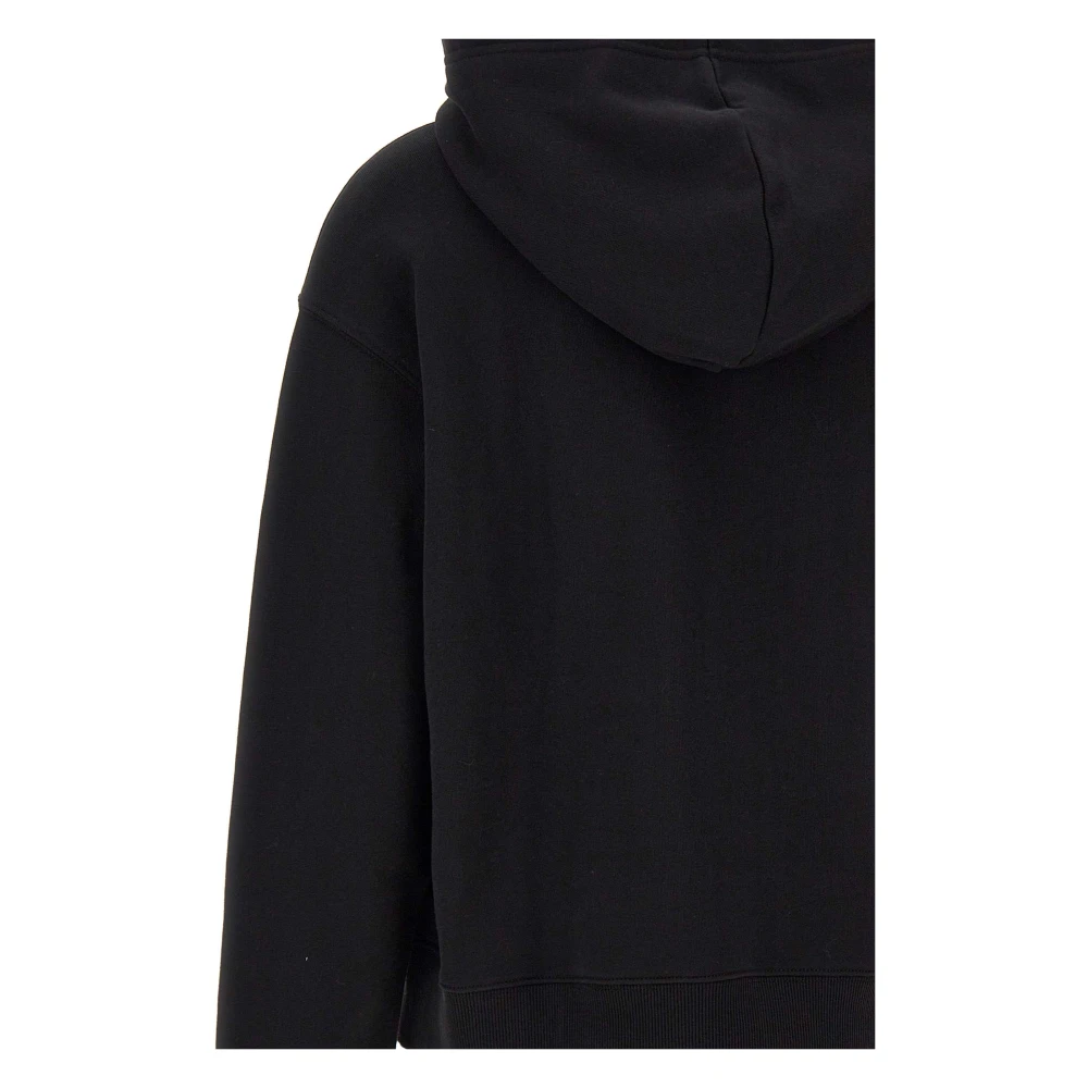 Sun68 Zwarte katoenen sweatshirt met capuchon Black Dames