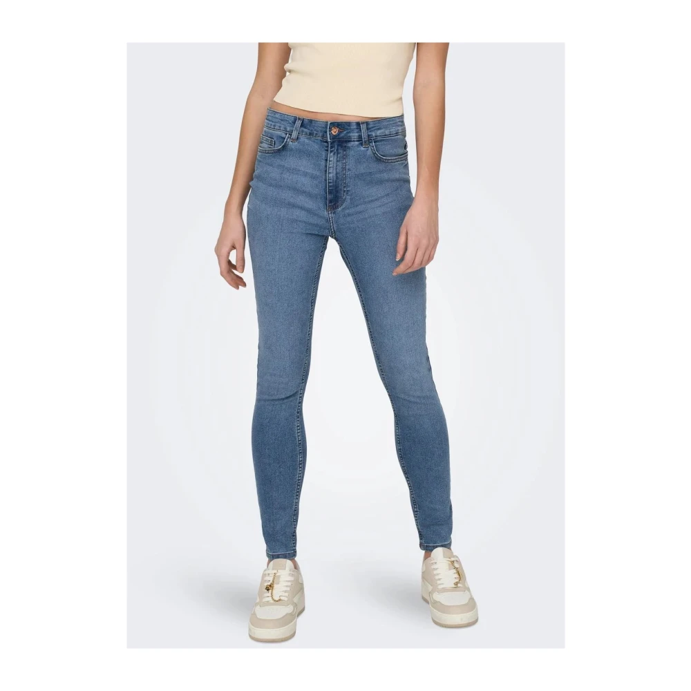 Jacqueline de Yong Skinny Jeans Blue Dames