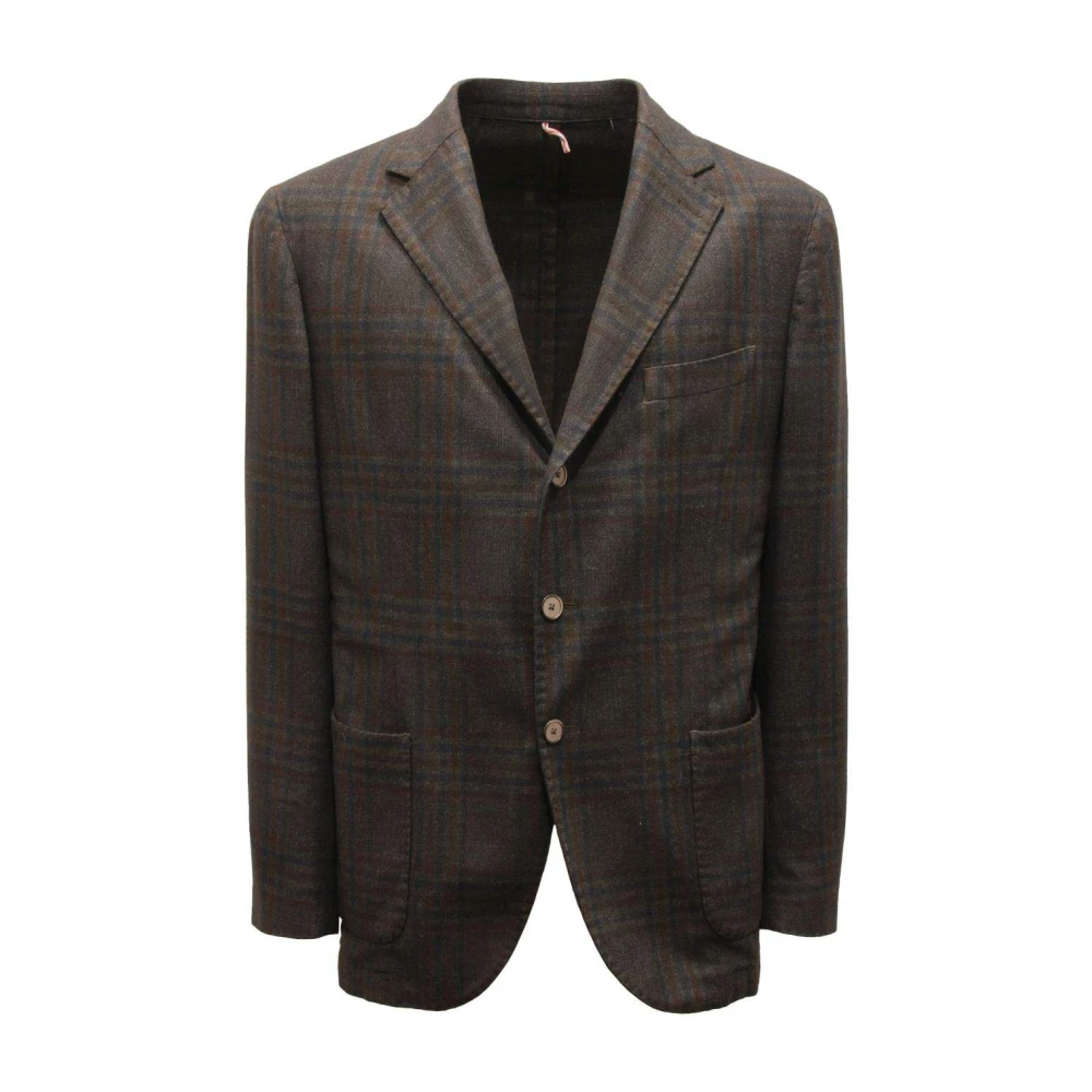 Santaniello Men's Green Blazers, 2XL, Wool Blend Jacket