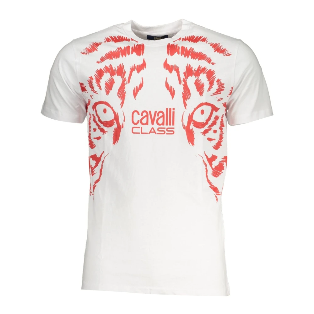 Cavalli Class Korte Mouw Heren Wit T-Shirt White Heren