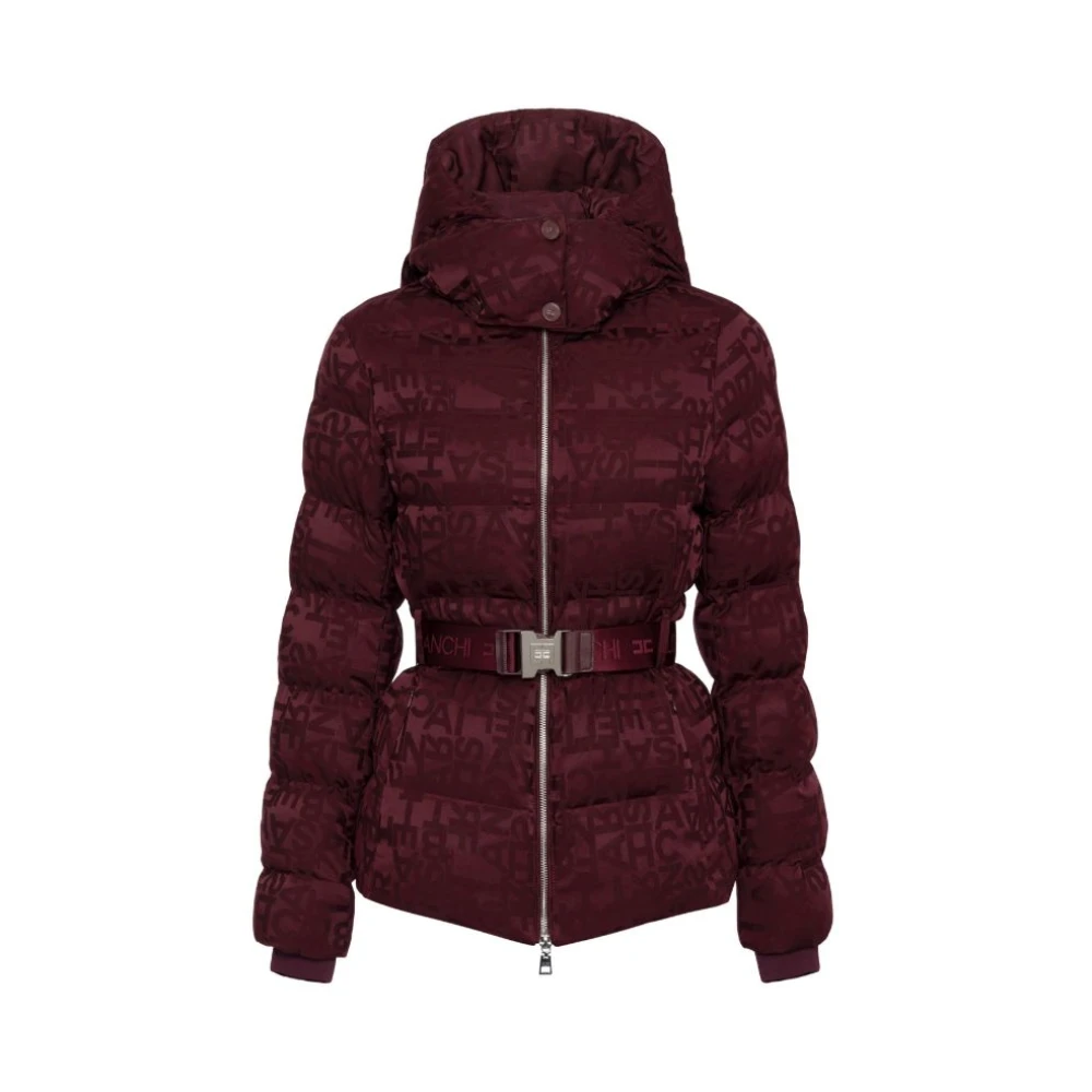 Elisabetta Franchi Bordeaux Sport Hoodie Jas Brown Dames