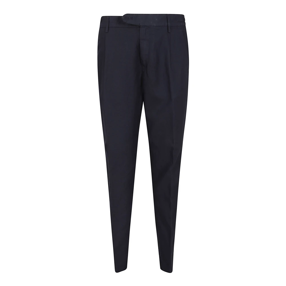 Eleventy Uomo Blu - Pantaloni In Misto Cotone E Lino - Trousers - W33
