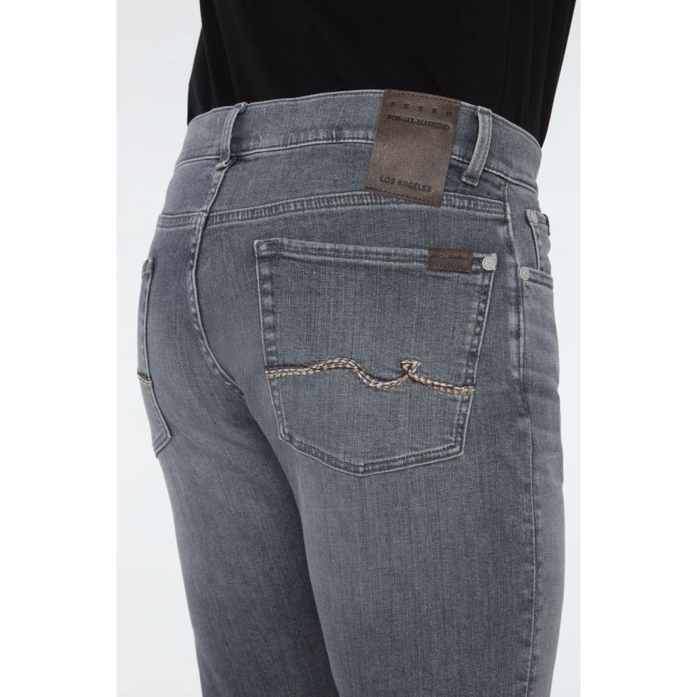 7 For All Mankind Slim Fit Jeans Donkerblauw Gray Heren