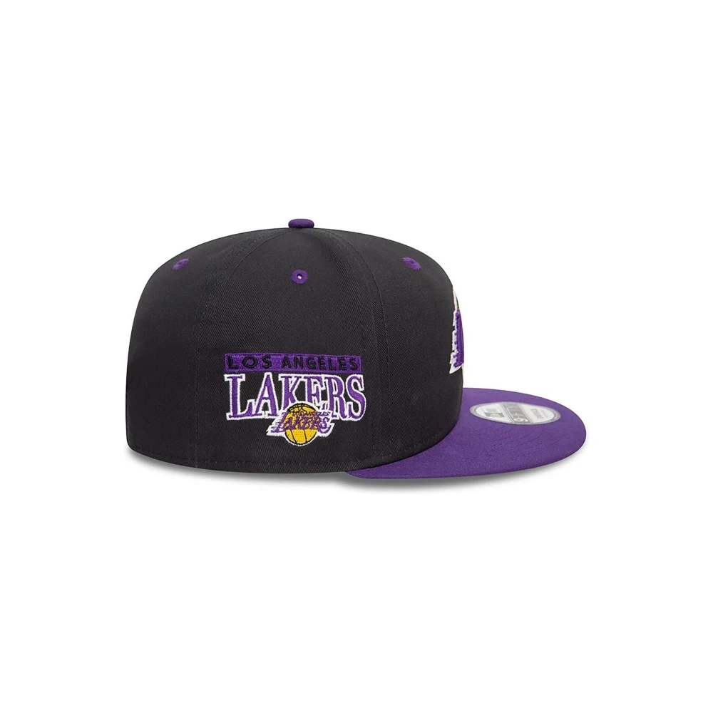 new era Zwarte Lakers Teamkleur Pet Black Heren