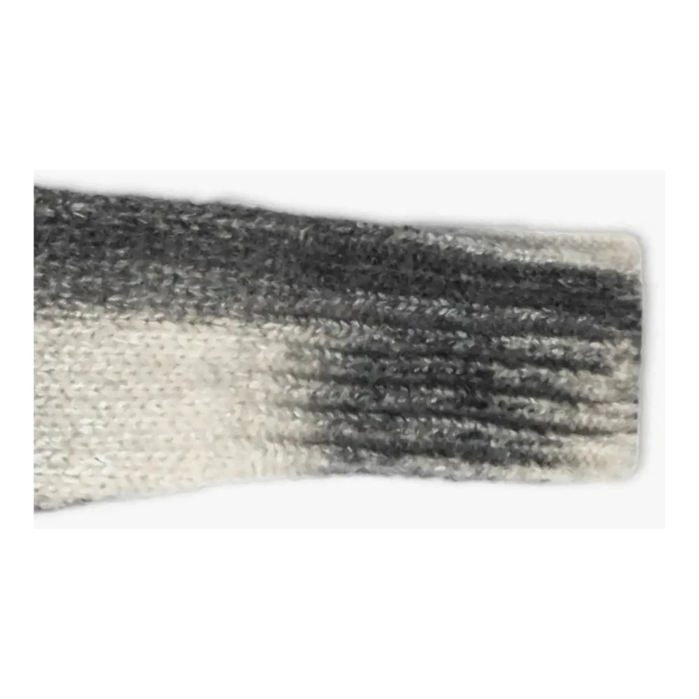 Avant Toi Handgeschilderde Marmerprint Kasjmiertrui Black Dames