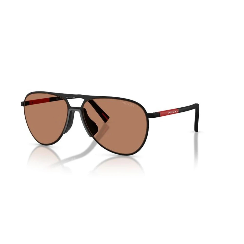 Prada Men's Black Ps 53Zs Dg020d Sunglasses
