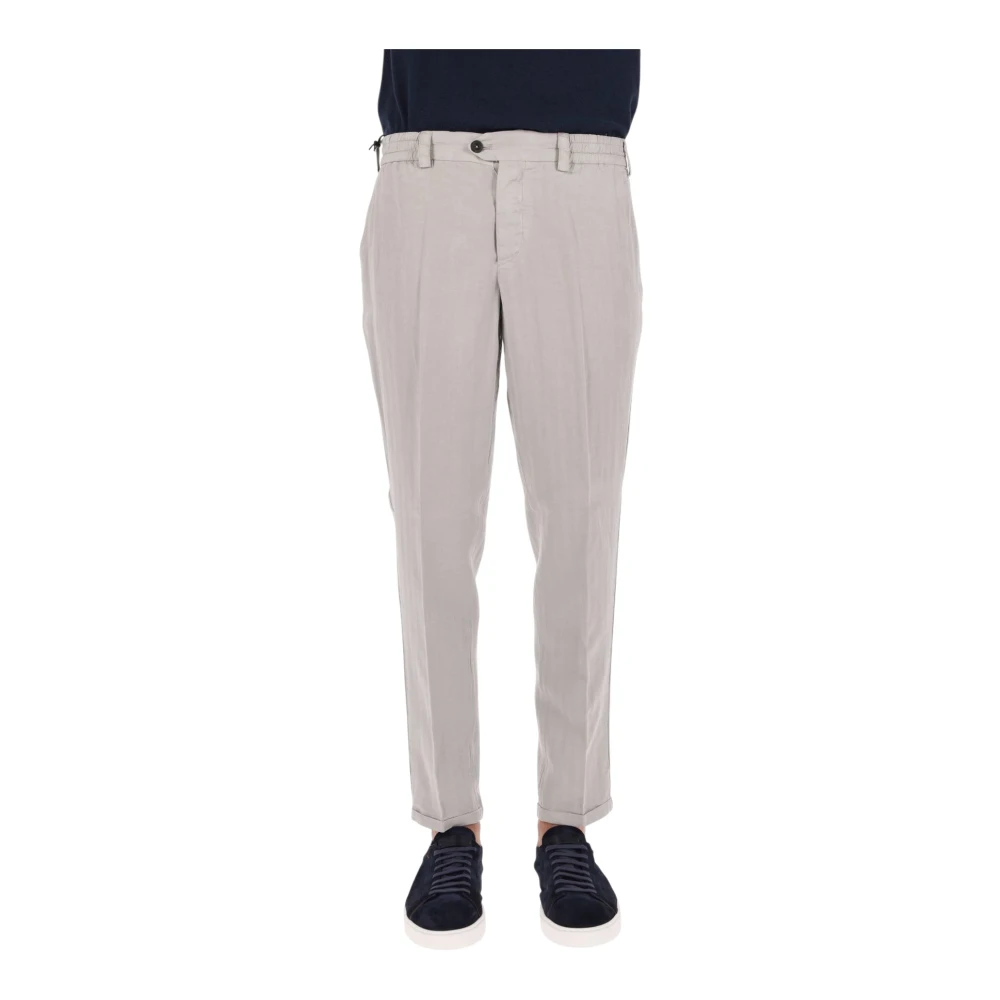 Pt Torino Mannelijk Grijs Broeken Heren, W36, Katoen, The Rebel Chinos