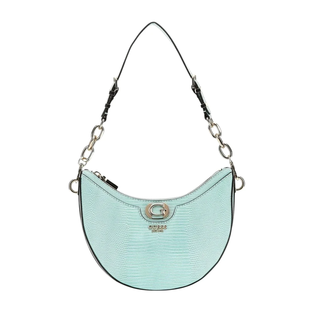 Guess Women's Green Shoulder Bags, One Size, Orlina Top Zip Shoulder Bag
