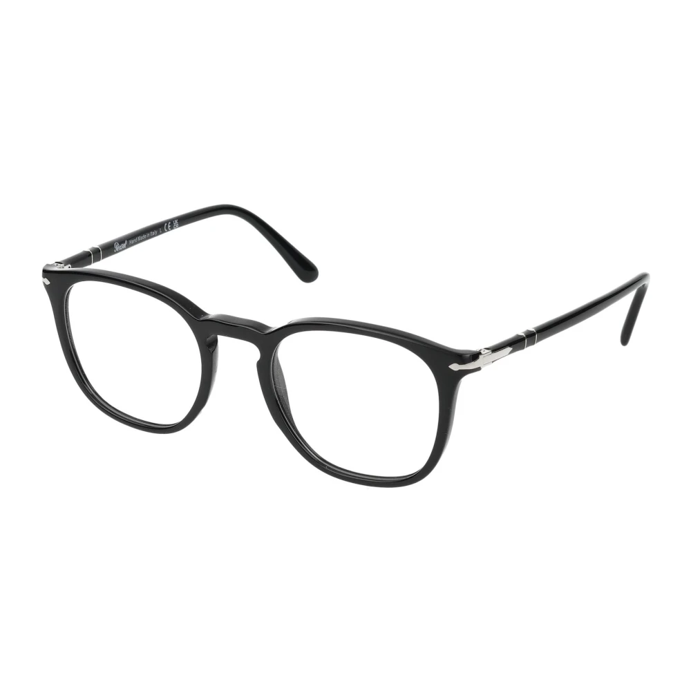 Persol Unisex Black Glasses, 51 Mm, Stylish Eyeglasses