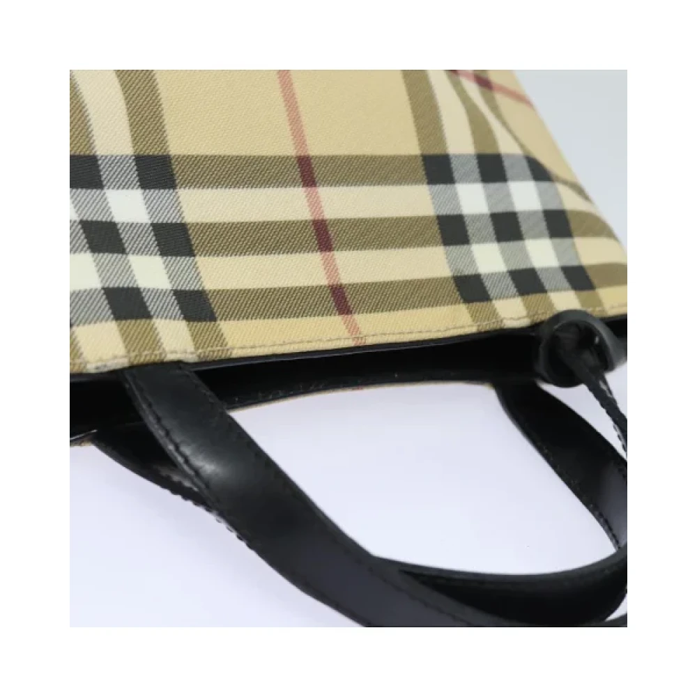 Burberry Vintage Pre-owned Fabric handbags Beige Dames