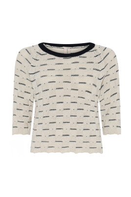 two-colour-structured-pullover-blouse-cream