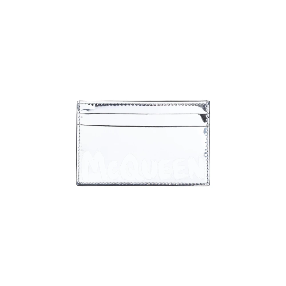 alexander mcqueen Zilveren Kaarthouder White Heren