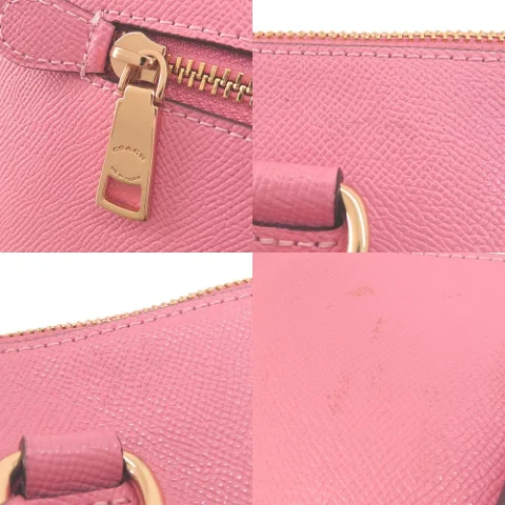 Coach Pre-owned Leather totes Pink Dames