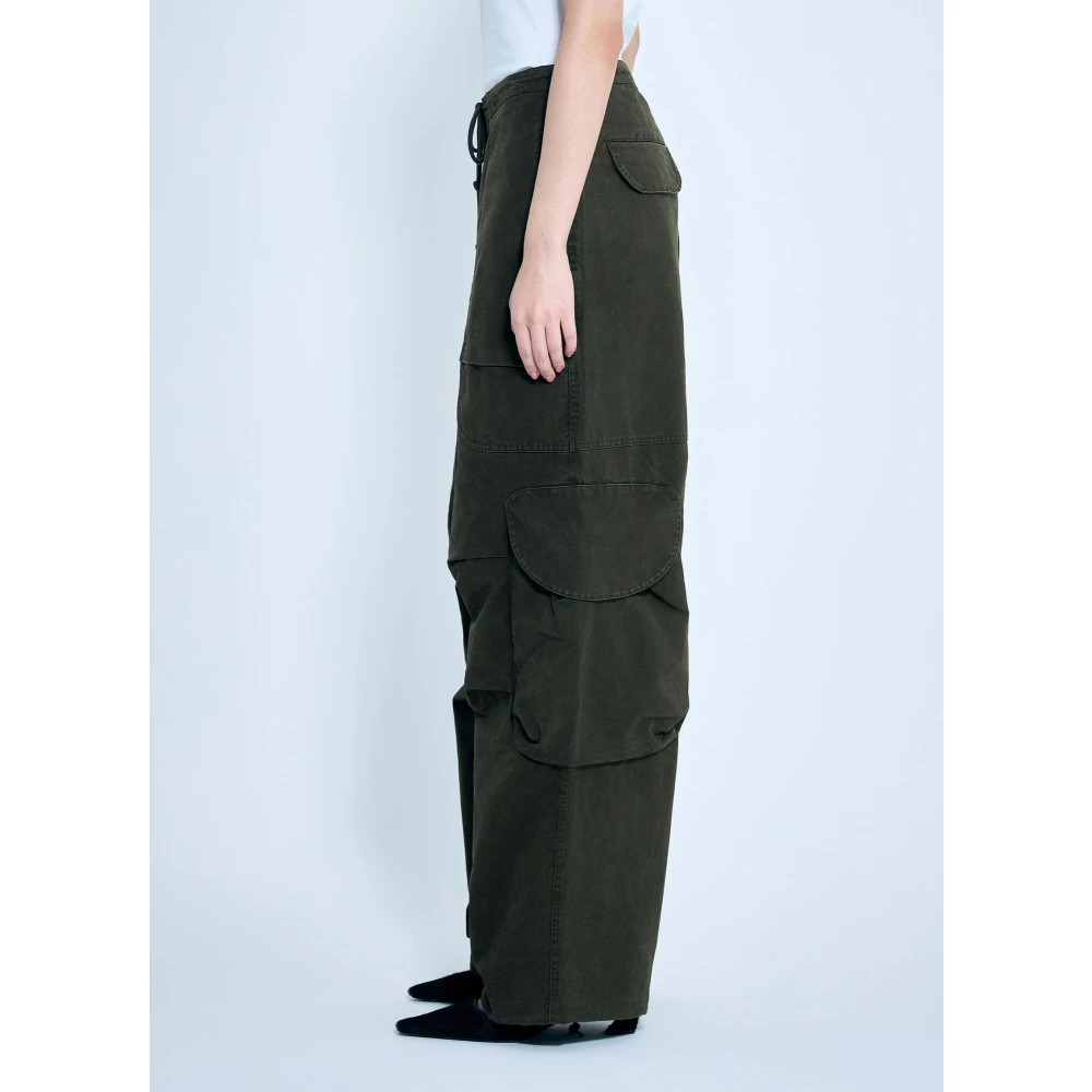 Entire Studios Canvas Cargo Broek Green Dames