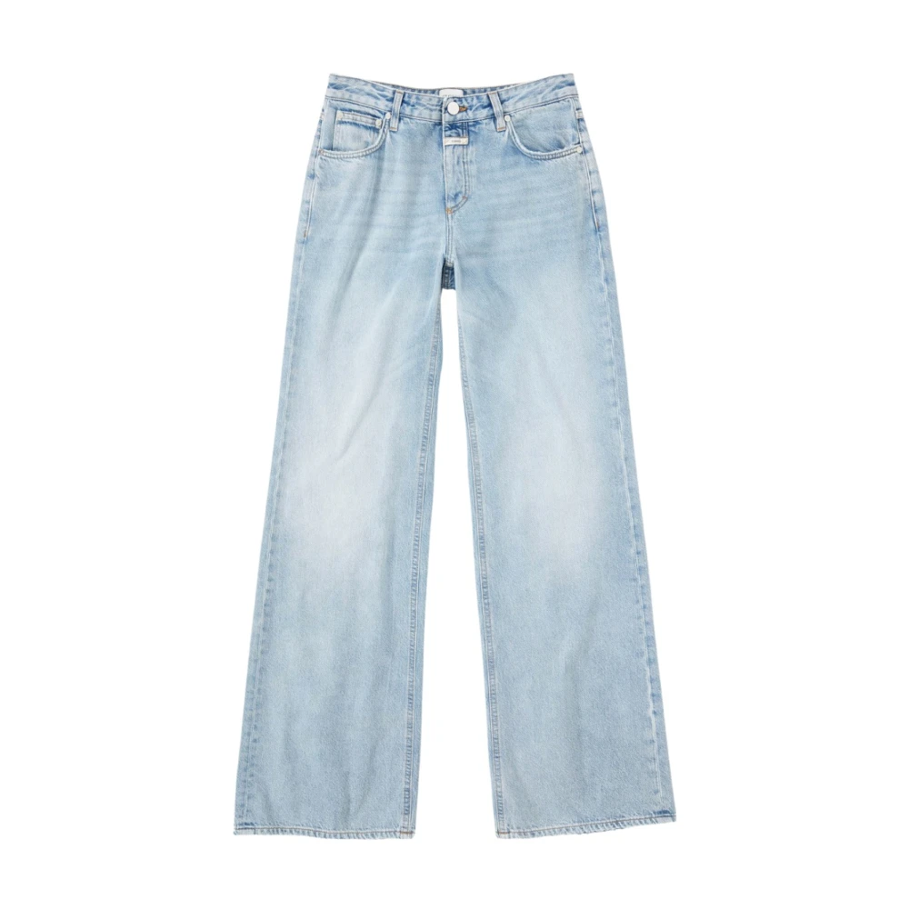 Closed Flared Leg Jeans met lage taille Blue Dames