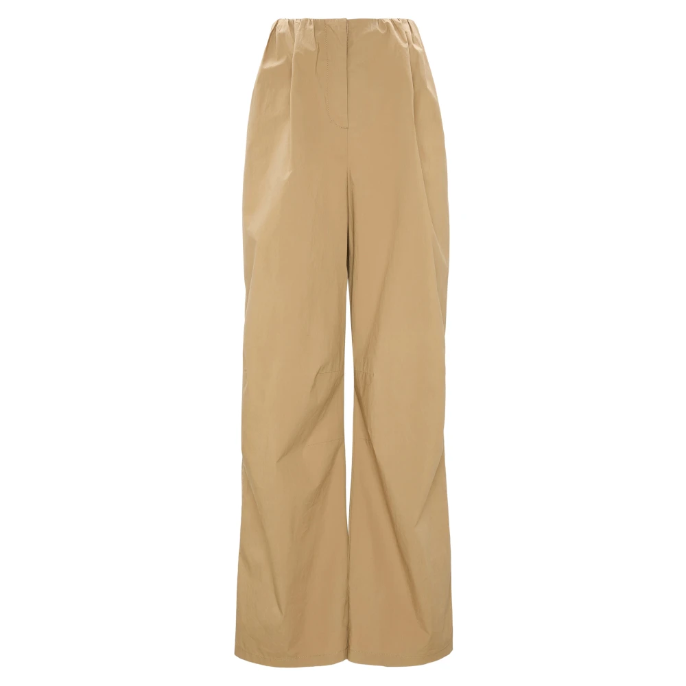 Dorothee Schumacher Women's Brown Wide Trousers, Xs, Poplin Power Trousers