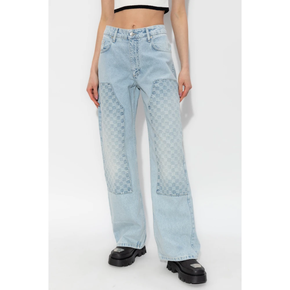 Misbhv Straight leg jeans Blue Dames