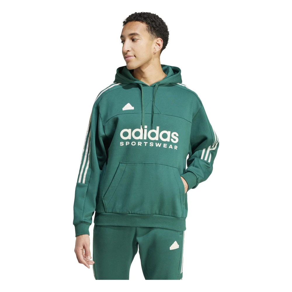 Adidas Hoodie Green Heren