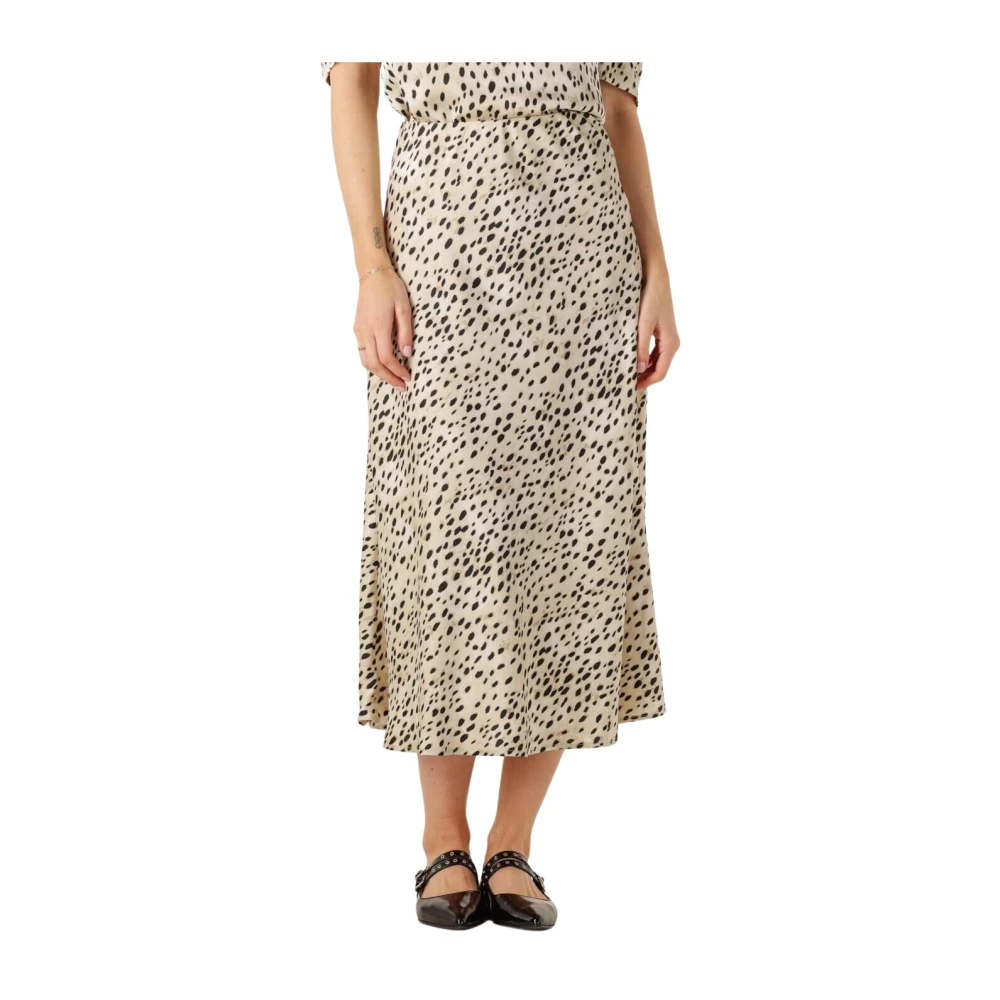 NEO NOIR Woestijnstip Rok Beige Dames