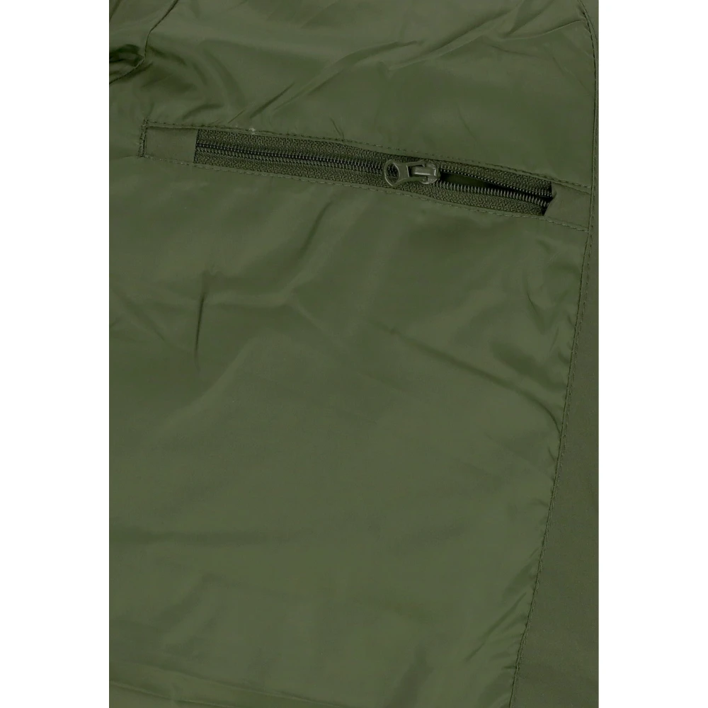 Obey Groene Puffer Donsjas met Hoge Kraag Green Heren
