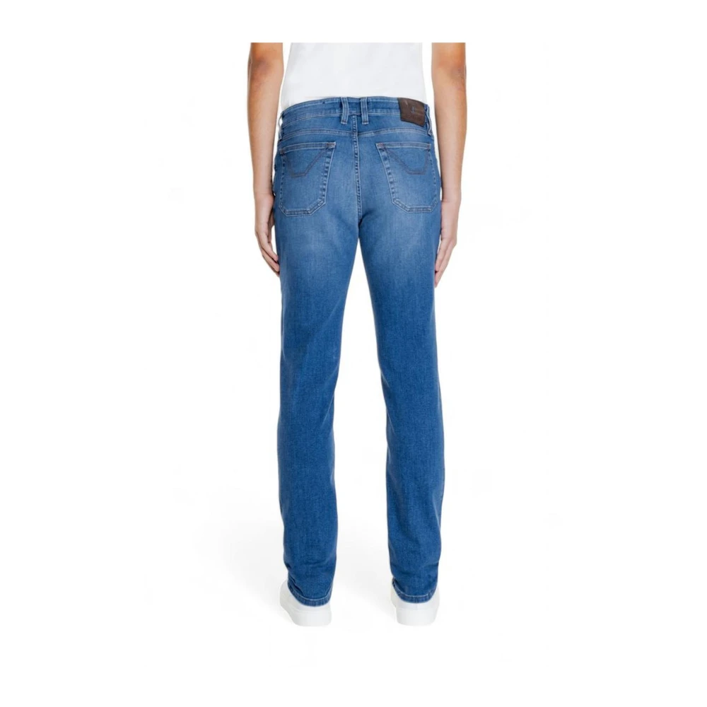 Jeckerson Stretch Katoenmix Herenbroeken Blue Heren