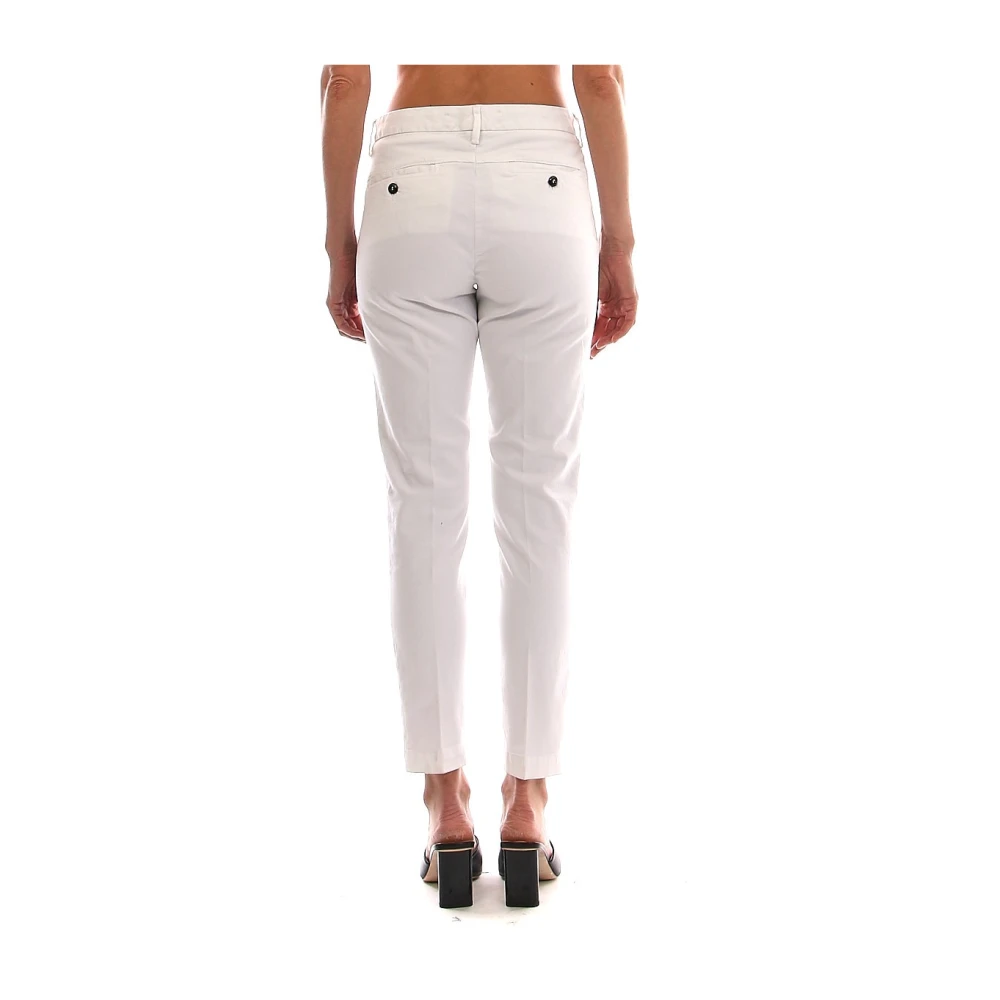 Roy Roger's Witte Chino Flow Broek White Dames