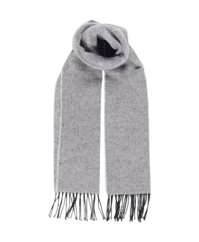 echarpe-grise-en-coton-collection-automne-hiver