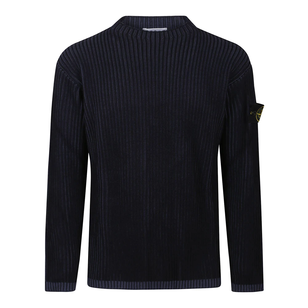 Stone Island Casual Gebreide Trui Blue Heren