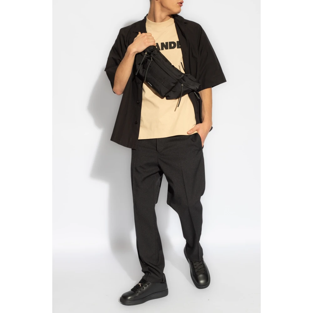 Jil Sander Shirt met patch Black Heren