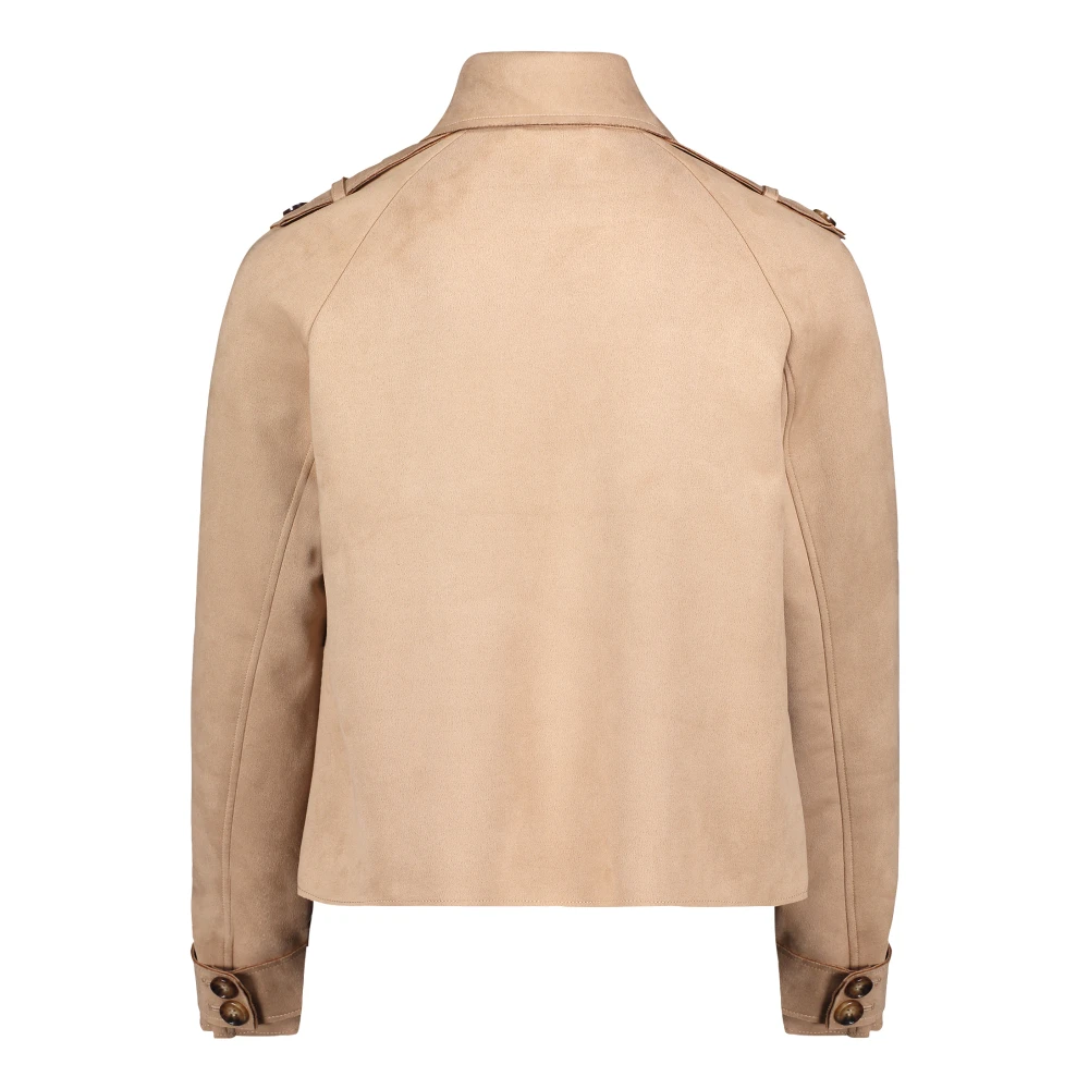 Betty Barclay Casual Blazer Jas Lange Mouw Beige Dames