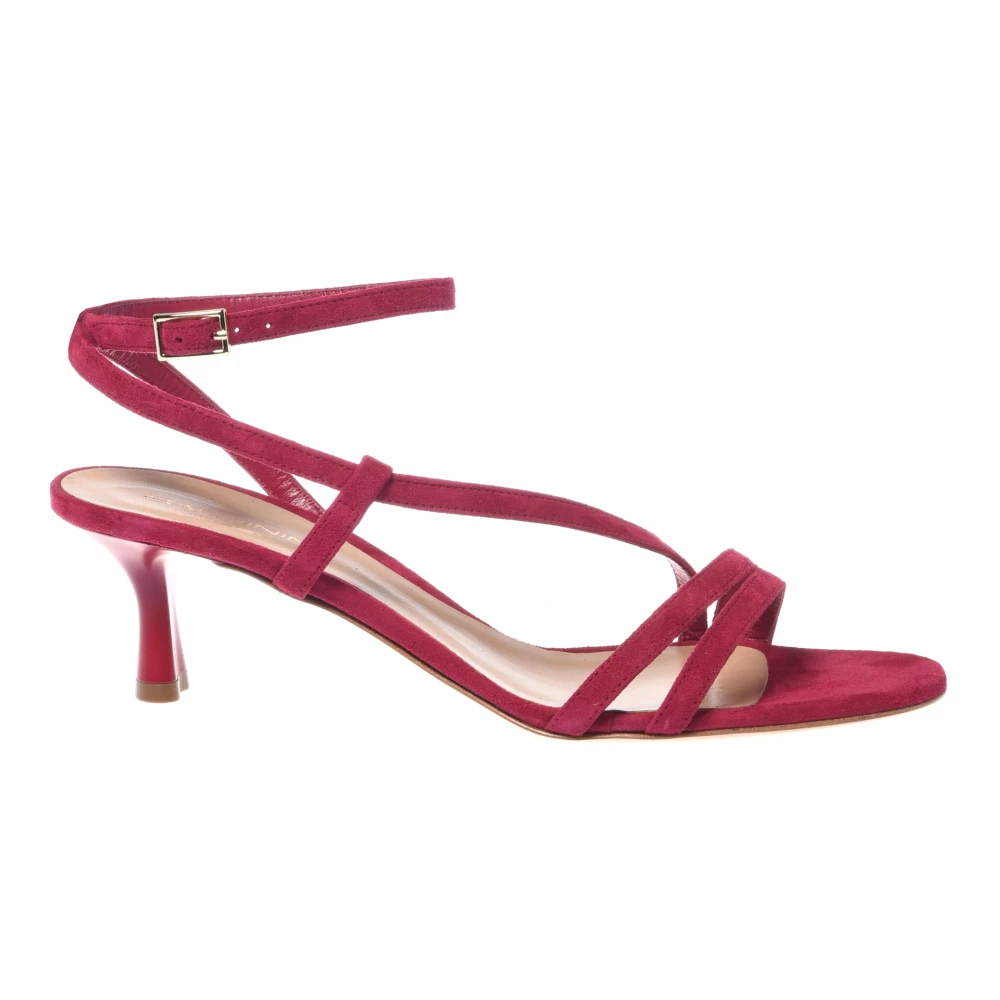 Baldinini Vrouw Roze Schoenen Dames, 41 Eu, Leer, Sandaal Met Hoge Hak
