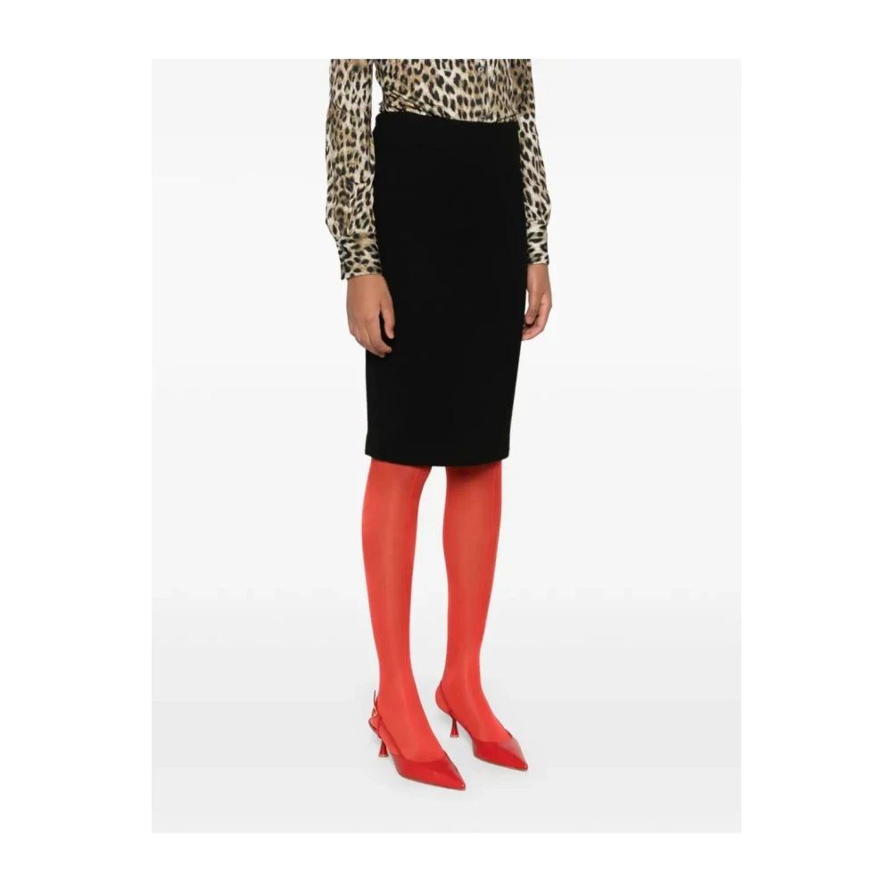 N21 Stoffen Rok Black Dames