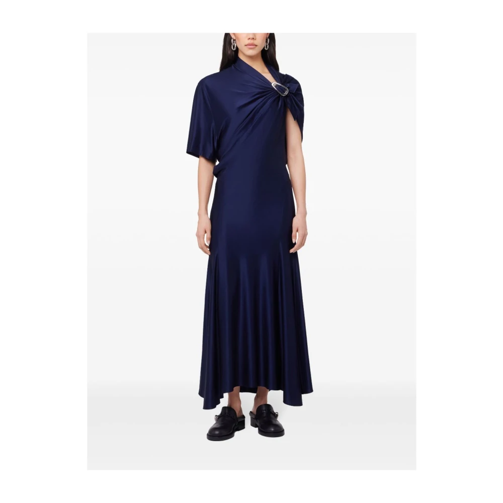 Paco Rabanne Elegante Lange Jurk Blue Dames